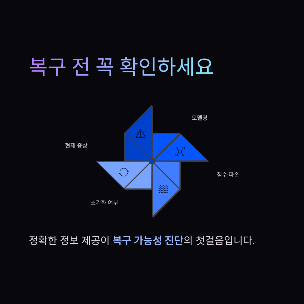 초기화데이터복구