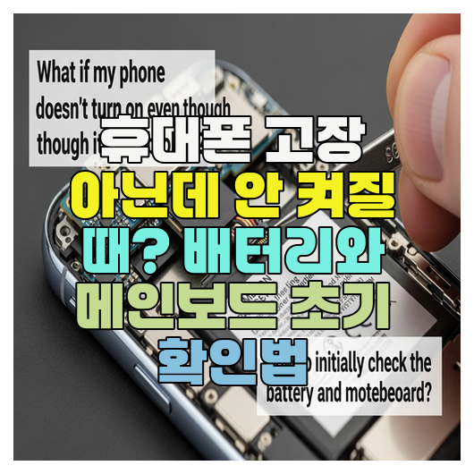 스마트폰을 분해하여